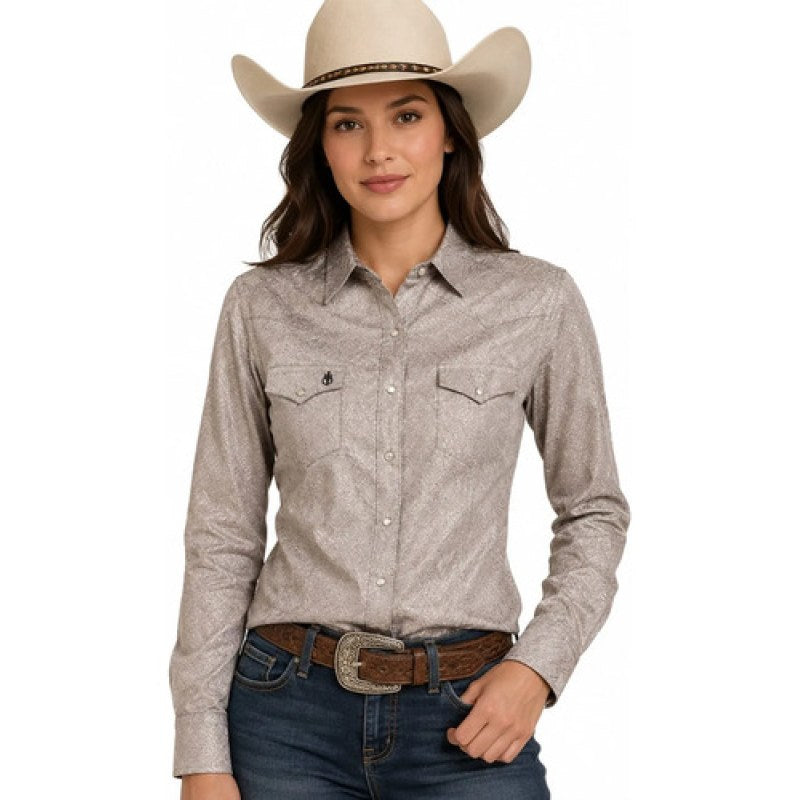 Blusa Camisa Vaquera Old West Moda Mujer #mlpos_16 | Color: 8916 Cemento #color_8916_cemento #sku_oldb8916grs2xl #sku_oldb8916grs3xl #sku_oldb8916grsl #sku_oldb8916grsm #sku_oldb8916grss