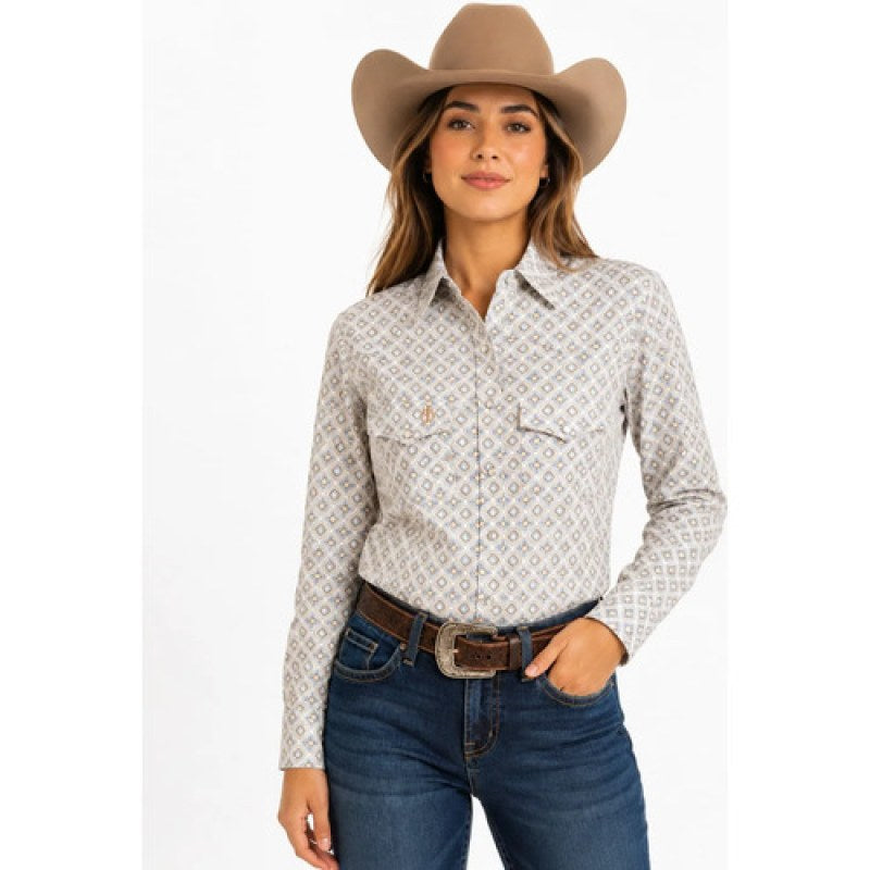 Blusa Camisa Vaquera Old West Moda Mujer #mlpos_19 | Color: 8920 Hueso #color_8920_hueso #sku_oldb8920bg2xl #sku_oldb8920bg3xl #sku_oldb8920bgl #sku_oldb8920bgm #sku_oldb8920bgs #sku_oldb8920bgxl