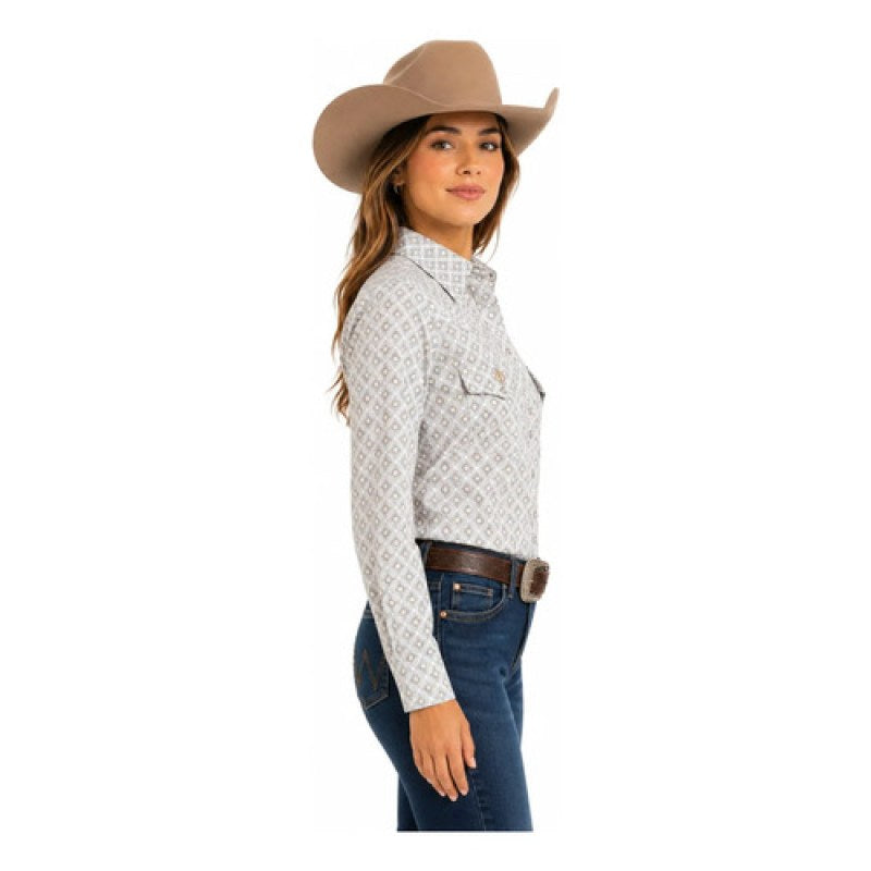 Blusa Camisa Vaquera Old West Moda Mujer #mlpos_21 | Color: 8920 Hueso #color_8920_hueso #sku_oldb8920bg2xl #sku_oldb8920bg3xl #sku_oldb8920bgl #sku_oldb8920bgm #sku_oldb8920bgs #sku_oldb8920bgxl