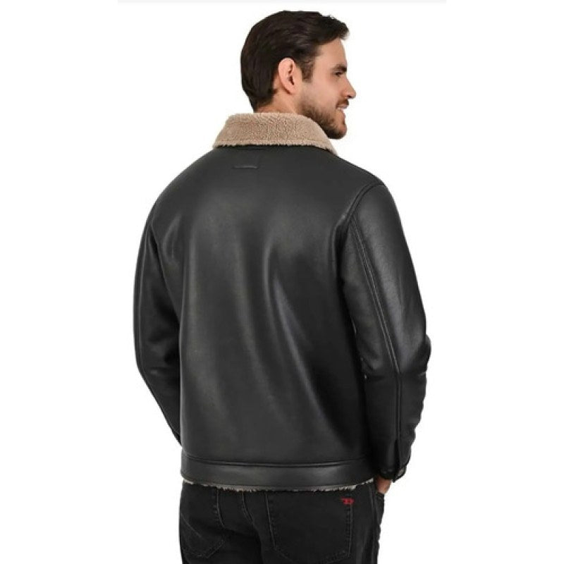 Chamarra Lee Vinipiel Con Borrega Tipo Biker #mlpos_2 | Color: negro 2522 #color_negro_2522 #sku_mlm4362991320-187044808116 #sku_mlm4362991320-187044808118 #sku_mlm4362991320-187044808120