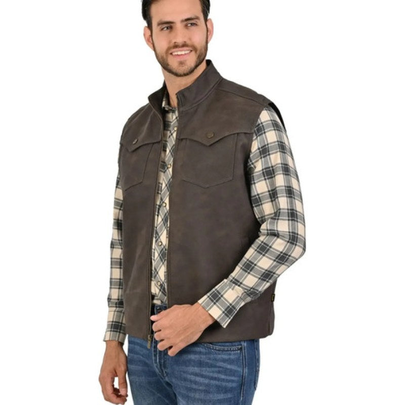 Chaleco Wrangler Vaquero Vinipiel Para Caballero #mlpos_11 | Color: Cafe 2528 #color_cafe_2528 #sku_mlm4367231224-193200224601 #sku_mlm4367231224-193200224603 #sku_mlm4367231224-193200224605 #sku_mlm4367231224-193200224607