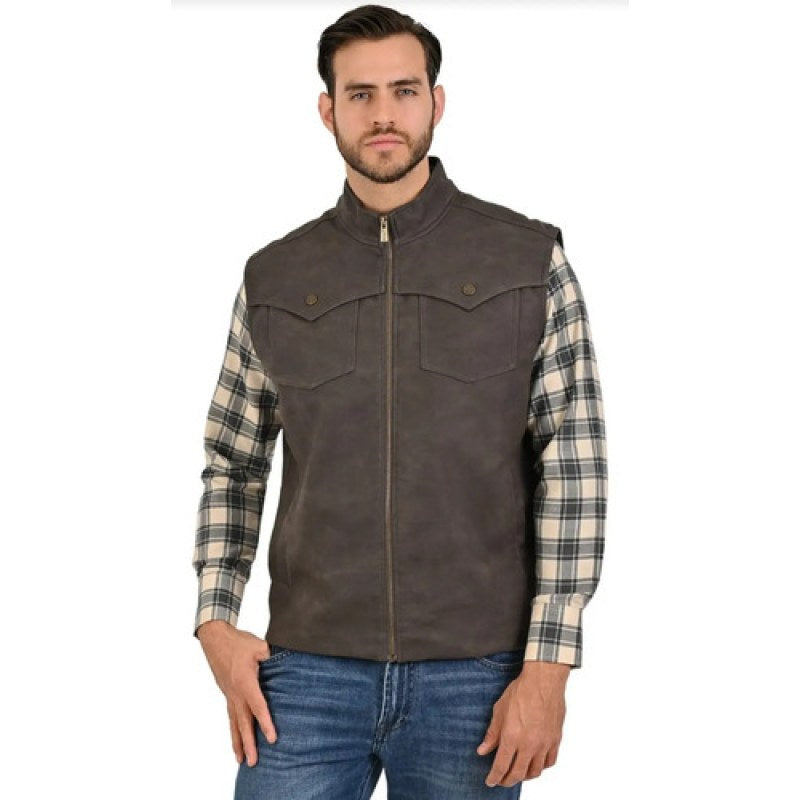Chaleco Wrangler Vaquero Vinipiel Para Caballero #mlpos_7 | Color: Cafe 2528 #color_cafe_2528 #sku_mlm4367231224-193200224601 #sku_mlm4367231224-193200224603 #sku_mlm4367231224-193200224605 #sku_mlm4367231224-193200224607