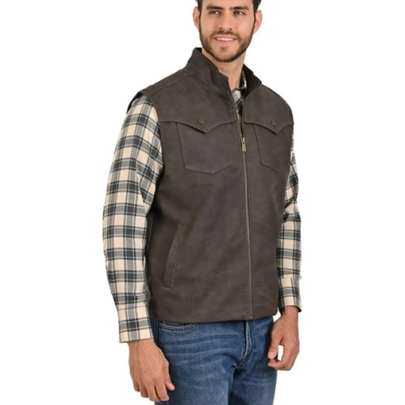 Chaleco Wrangler Vaquero Vinipiel Para Caballero #mlpos_9 | Color: Cafe 2528 #color_cafe_2528 #sku_mlm4367231224-193200224601 #sku_mlm4367231224-193200224603 #sku_mlm4367231224-193200224605 #sku_mlm4367231224-193200224607