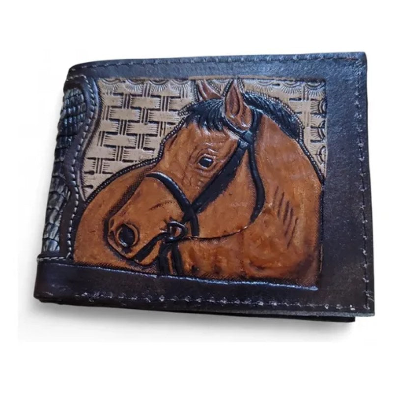 Cartera Vaquera Cincelada Caballo #mlpos_1 #sku_cvcc
