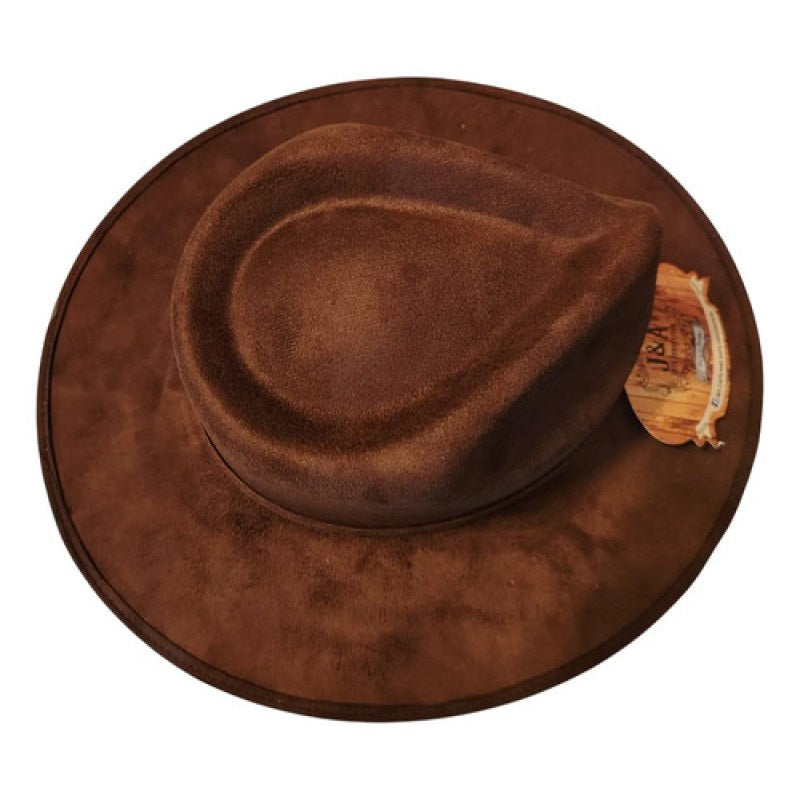 Sombrero Gamuzina Circular Explore #mlpos_5 | Color: Chocolate #color_chocolate | Talla: L #sku_mlm4521167110-199802205329