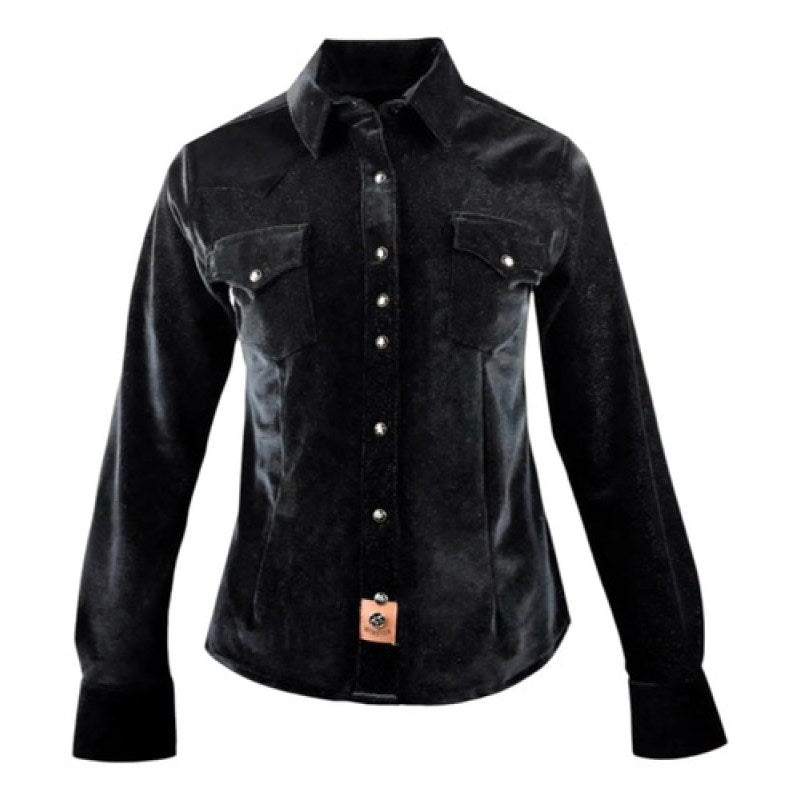 Blusa Vaquera Winster Estampado Para Dama #mlpos_13 | Color: Negro Terciopelo #color_negro_terciopelo #sku_winstcplng2xl #sku_winstcplngl #sku_winstcplngm #sku_winstcplngs #sku_winstcplngxl