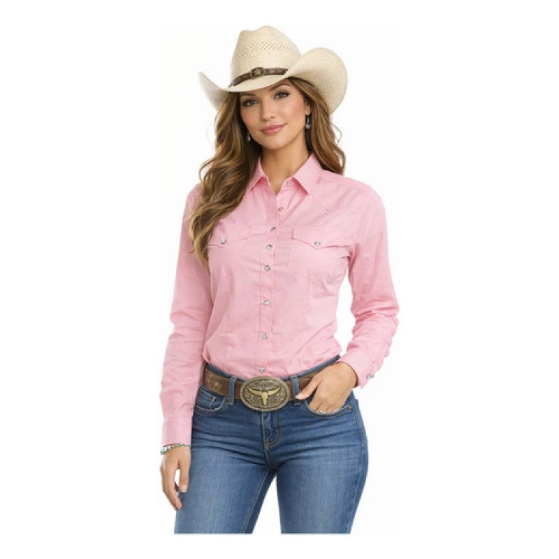 Blusa Vaquera Winster Lisa Eagle Nice #mlpos_3 | Color: Rosa #color_rosa #sku_mlm4751306996-190246394390 #sku_mlm4751306996-190246394392 #sku_mlm4751306996-190246394394 #sku_mlm4751306996-190246394396 #sku_mlm4751306996-190246394398