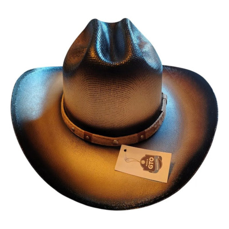 Sombrero Vaquero Niño Lona Quemado M #mlpos_2 #sku_lonanioqm