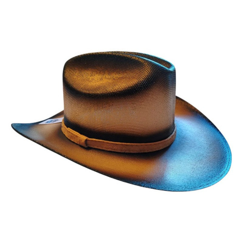 Sombrero Vaquero Niño Lona Quemado M #mlpos_3 #sku_lonanioqm