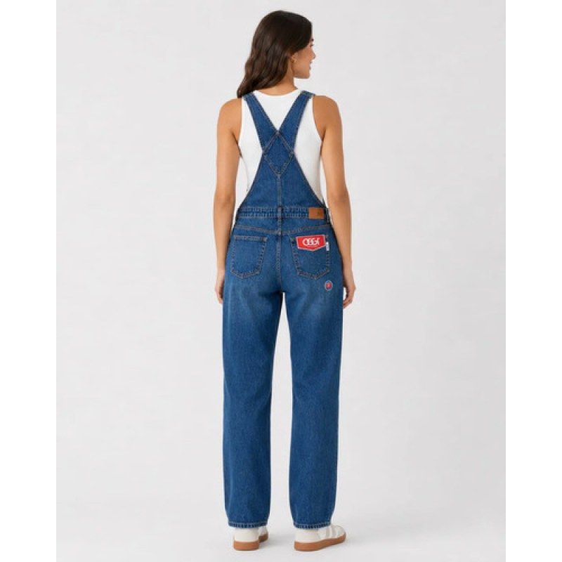 Overol Oggi Jeans Mezclilla Para Mujer Pierna Recta Casual #mlpos_5 #mlitem_MLM3175925323 | Color: Stone | Talla: 11 #color_stone #sku_26122117 #sku_26122119 #sku_261221111 #sku_261221113