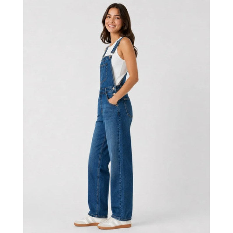 Overol Oggi Jeans Mezclilla Para Mujer Pierna Recta Casual #mlpos_6 #mlitem_MLM3175925323 | Color: Stone | Talla: 11 #color_stone #sku_26122117 #sku_26122119 #sku_261221111 #sku_261221113