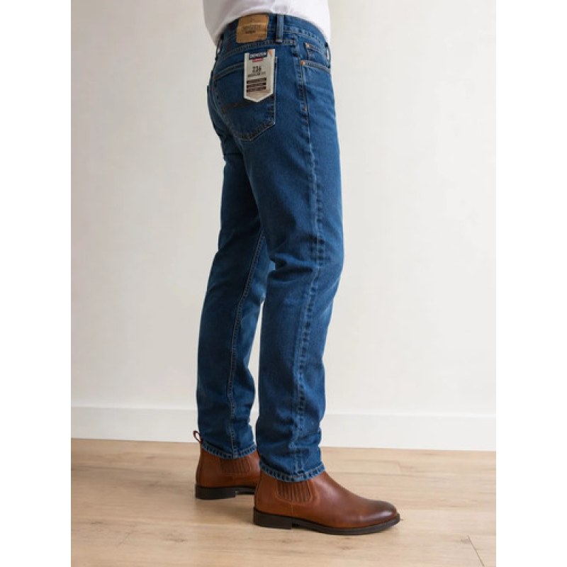 Pantalon Denizen Regular Fit 236 Flex Caballero #mlpos_3 #mlitem_MLM3054125765 | Color: Stone 0086 | Talla: 33X32 #color_stone_0086 #sku_4141000863332