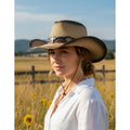 Sombrero De Sol Estilo Vaquero Versatil Bicolor Unitalla #mlpos_1 #sku_sombplayu