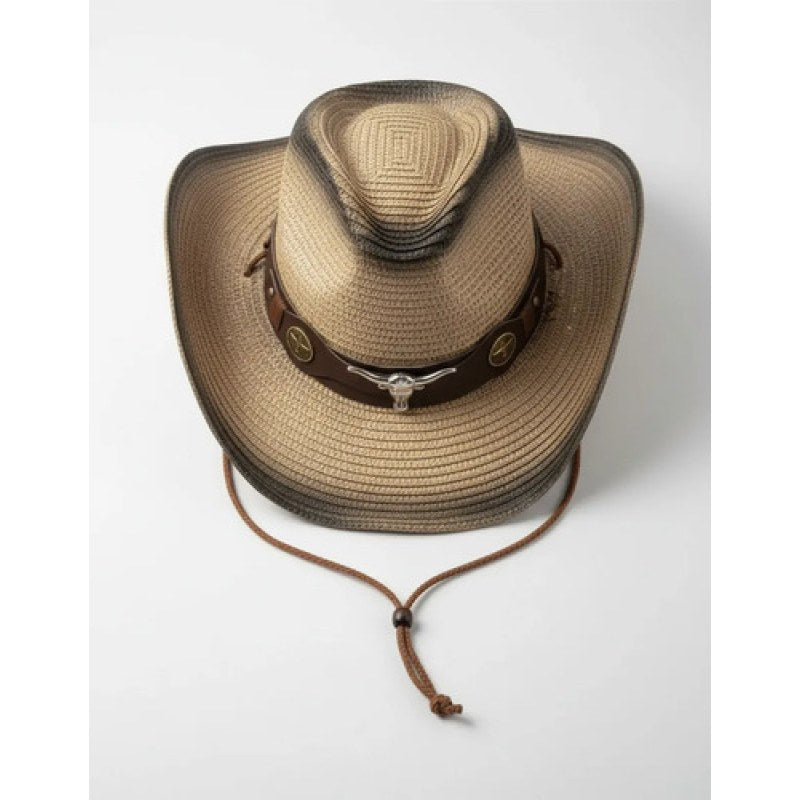 Sombrero De Sol Estilo Vaquero Versatil Bicolor Unitalla #mlpos_5 #sku_sombplayu