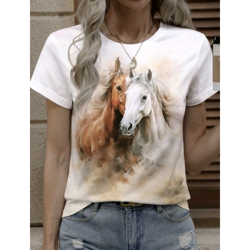 Playera Camiseta Vaquera Cowgirl Mujer #mlpos_2 #mlitem_MLM5927205342 | Color: Blanco | Talla: G #color_blanco #sku_dt33bcg #sku_dt33bcm #sku_dt33bcxl