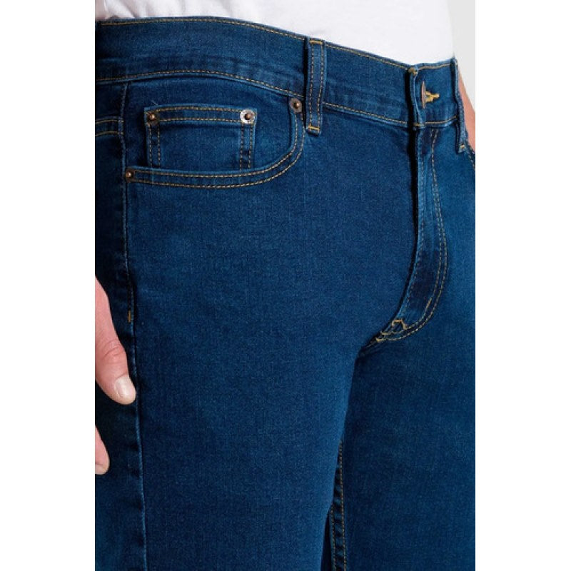 Pantalon Oggi Jeans Modelo Iron Slim Fit Mezclilla Hombre #mlpos_3 | Color: Stone #color_stone #sku_ironstone32 #sku_ironstone33 #sku_ironstone34 #sku_ironstone36