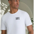 Playera T-shirt Basica Levis Caballero #mlpos_1 | Color: Blanco #color_blanco #sku_561950957ch #sku_561950957xl