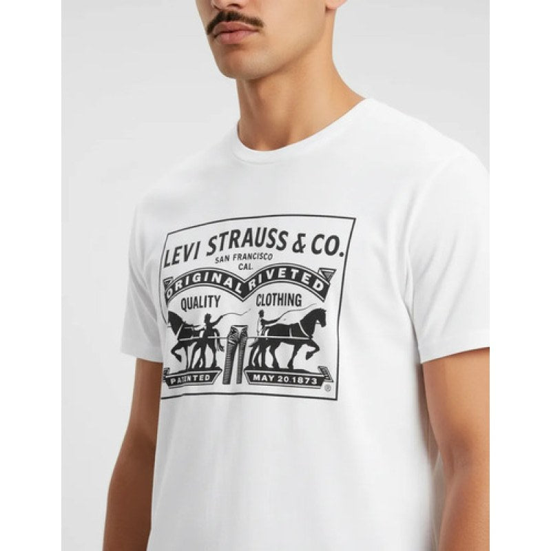 Playera T-shirt Basica Levis Caballero #mlpos_13 | Color: Gris #color_gris #sku_224950047m