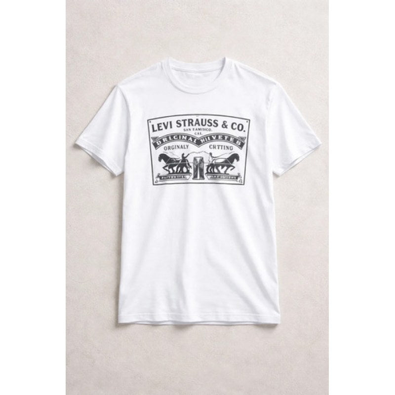 Playera T-shirt Basica Levis Caballero #mlpos_15 | Color: Gris #color_gris #sku_224950047m