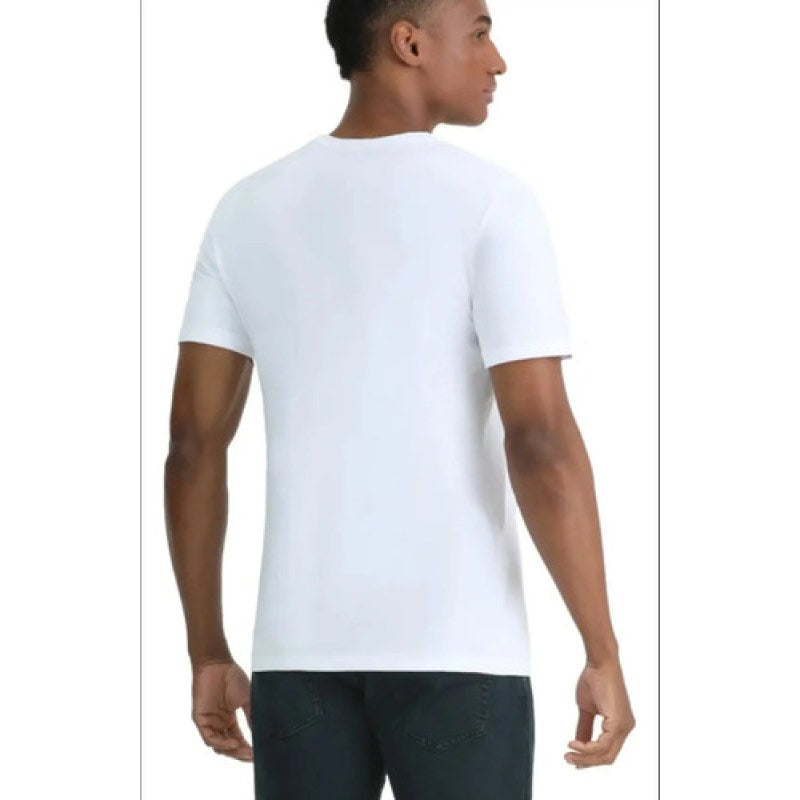 Playera T-shirt Basica Levis Caballero #mlpos_2 | Color: Blanco #color_blanco #sku_561950957ch #sku_561950957xl