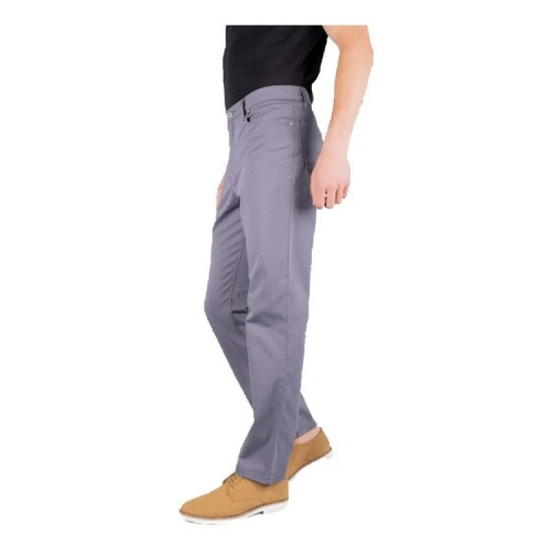 Pantalon Oggi Jeans Power Gabardina Recto Straight Caballero #mlpos_2 | Color: Gab gris #color_gab_gris #sku_powergox32 #sku_powergox44