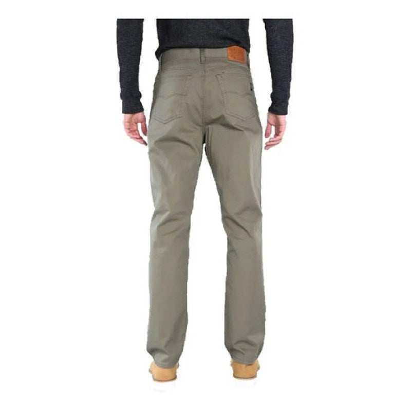 Pantalon Oggi Jeans Power Gabardina Recto Straight Caballero #mlpos_6 | Color: Gab olivo #color_gab_olivo #sku_powergol32