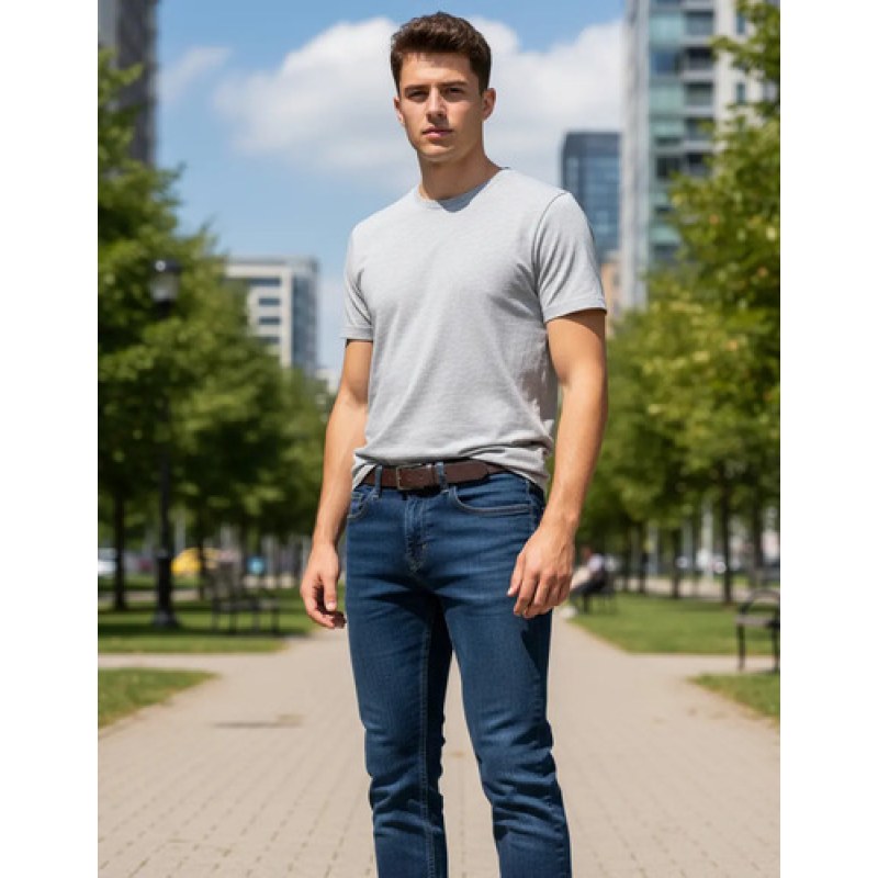 Pantalon Oggi Jeans Mezclilla Caballero Risk Entubado Skinny #mlpos_6 | Color: Carbon #color_carbon #sku_rsmvcr28 #sku_rsmvcr34