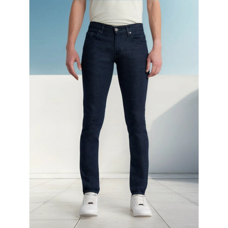 Pantalon Oggi Jeans Mezclilla Caballero Risk Entubado Skinny #mlpos_8 | Color: Dark #color_dark #sku_rsmvdk34