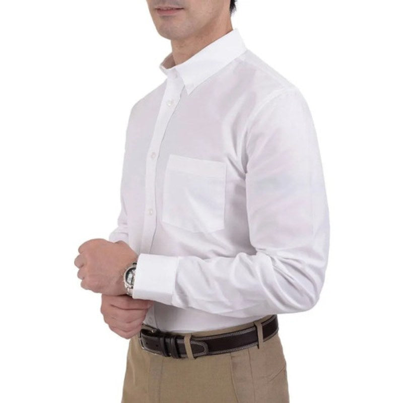 Camisa Casual Uniforme Para Empresas Manga Larga Yale  #mlpos_2 | Color: Blanco 02 #color_blanco_02 #sku_pwo425-blanco-02-1xl #sku_ylcmcs321602ch #sku_ylcmcs321602l #sku_ylcmcs321602m #sku_ylcmcs321602xl #sku_ylcmcs3216022xl