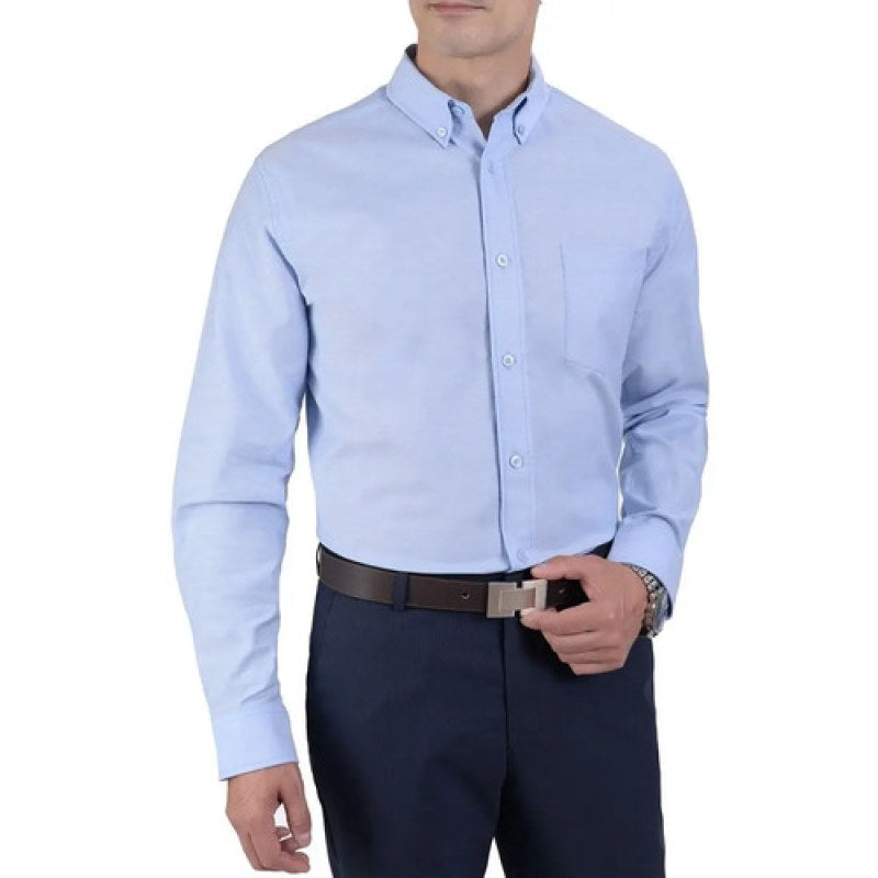 Camisa Casual Uniforme Para Empresas Manga Larga Yale  #mlpos_8 | Color: Azul 11 #color_azul_11 #sku_pwo425-azul-11-2xl #sku_pwo425-azul-11-xl #sku_ylcmcs321611ch #sku_ylcmcs321611l #sku_ylcmcs321611m #sku_ylcmcs3216111x
