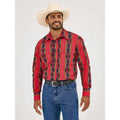 Camisa Vaquera Wrangler Checotah #mlpos_1 | Color: Rojo 6910 #color_rojo_6910 #sku_rtz586-rojo-6910-classic #sku_rtz586-rojo-6910-classic-187849181925