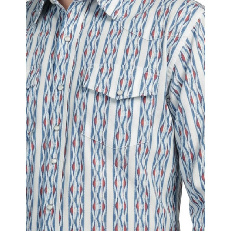 Camisa Vaquera Wrangler Checotah #mlpos_8 | Color: Blanco 6920 #color_blanco_6920 #sku_112336920bcch