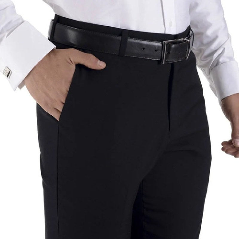 Pantalon Poliester De Vestir Tallas Extras Yale Caballero #mlpos_3 | Color: Negro St. #color_negro_st #sku_006103420942 #sku_006103420944 #sku_006103420946 #sku_006103420948 #sku_006103420950
