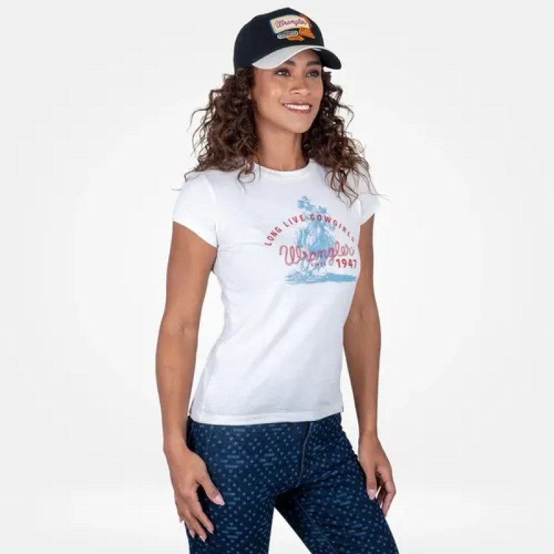 Playera Wrangler Blusas Vaquera Western Para Mujer Wrangler #mlpos_18 | Color: Hueso5174 #color_hueso5174 #sku_112395174ch #sku_112395174g #sku_112395174m #sku_112395174xl