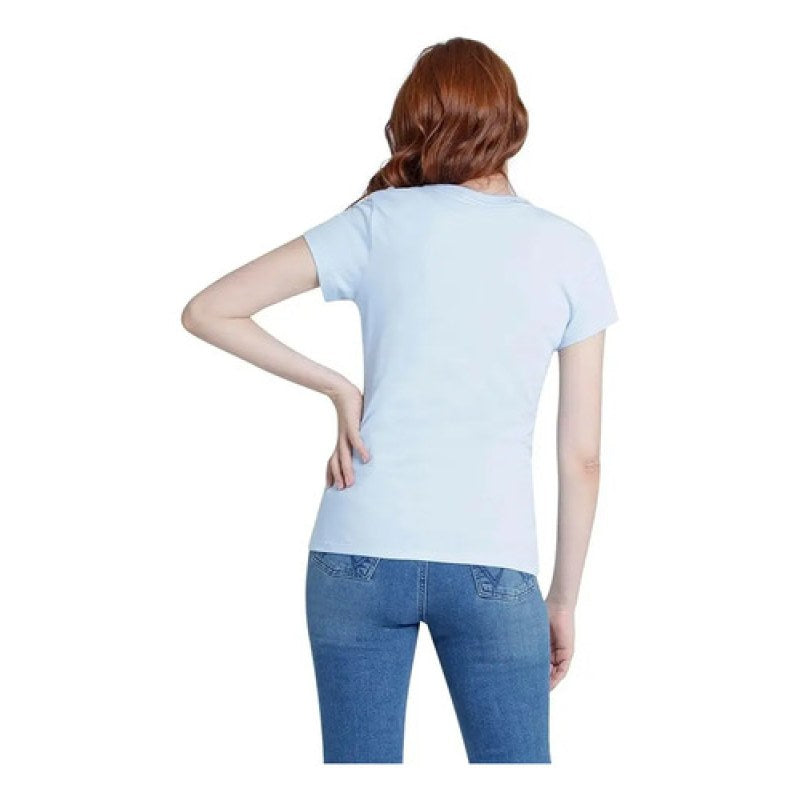 Playera Wrangler Blusas Vaquera Western Para Mujer Wrangler #mlpos_6 | Color: Cielo #color_cielo #sku_112346017clxl