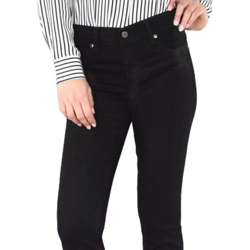 Pantalon Oggi Jeans Yess Mujer Boot Cut Semi Campana #mlpos_10 | Color: Black #color_black #sku_yessblack5 #sku_yessblack7 #sku_yessblack9 #sku_yessblack11 #sku_yessblack13 #sku_yessblack15