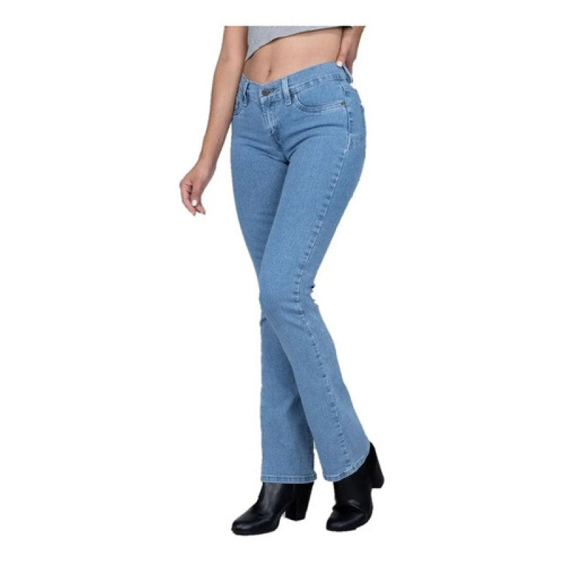 Pantalon Oggi Jeans Yess Mujer Boot Cut Semi Campana #mlpos_13 | Color: Bleach #color_bleach #sku_yessivybch5 #sku_yessivybch7 #sku_yessivybch9 #sku_yessivybch11 #sku_yessivybch13 #sku_yessivybch15
