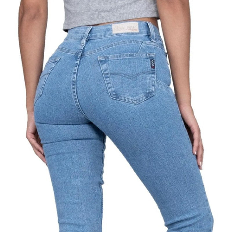 Pantalon Oggi Jeans Yess Mujer Boot Cut Semi Campana #mlpos_15 | Color: Bleach #color_bleach #sku_yessivybch5 #sku_yessivybch7 #sku_yessivybch9 #sku_yessivybch11 #sku_yessivybch13 #sku_yessivybch15