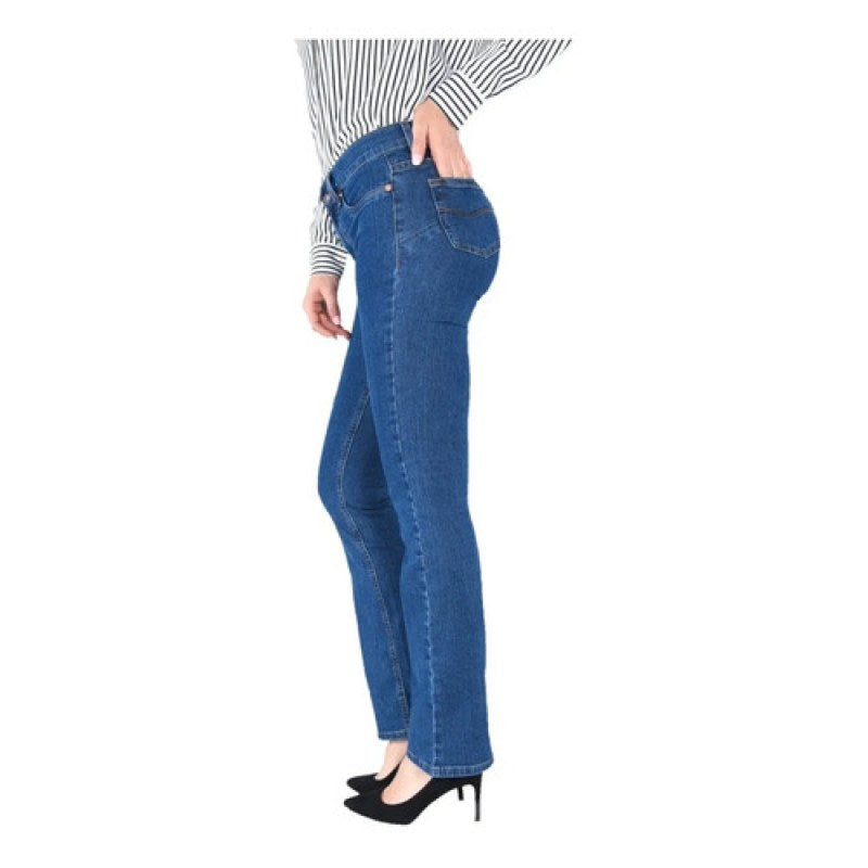Pantalon Oggi Jeans Yess Mujer Boot Cut Semi Campana #mlpos_2 | Color: Stone #color_stone #sku_nhd978-stone-7 #sku_nhd978-stone-9 #sku_nhd978-stone-11 #sku_nhd978-stone-13 #sku_nhd978-stone-15