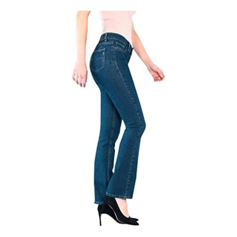 Pantalon Oggi Jeans Yess Mujer Boot Cut Semi Campana #mlpos_22 | Color: Carbon #color_carbon #sku_yesscarbon5 #sku_yesscarbon7 #sku_yesscarbon9 #sku_yesscarbon11 #sku_yesscarbon13 #sku_yesscarbon15