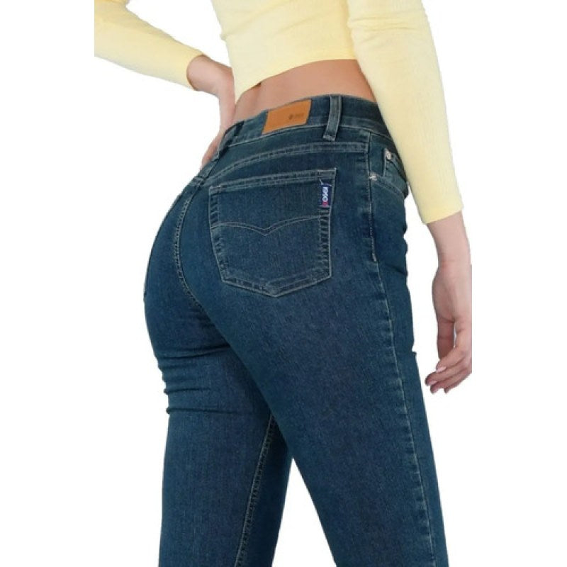 Pantalon Oggi Jeans Passion Dama Entubado Cintura Alta #mlpos_12 | Color: Dirty #color_dirty #sku_passiondrt7