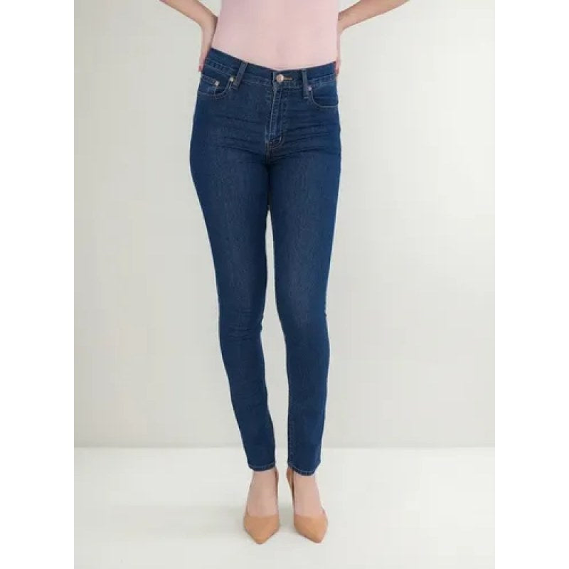 Pantalon Oggi Jeans Passion Dama Entubado Cintura Alta #mlpos_13 | Color: Ink #color_ink #sku_passionink15 #sku_passionink19