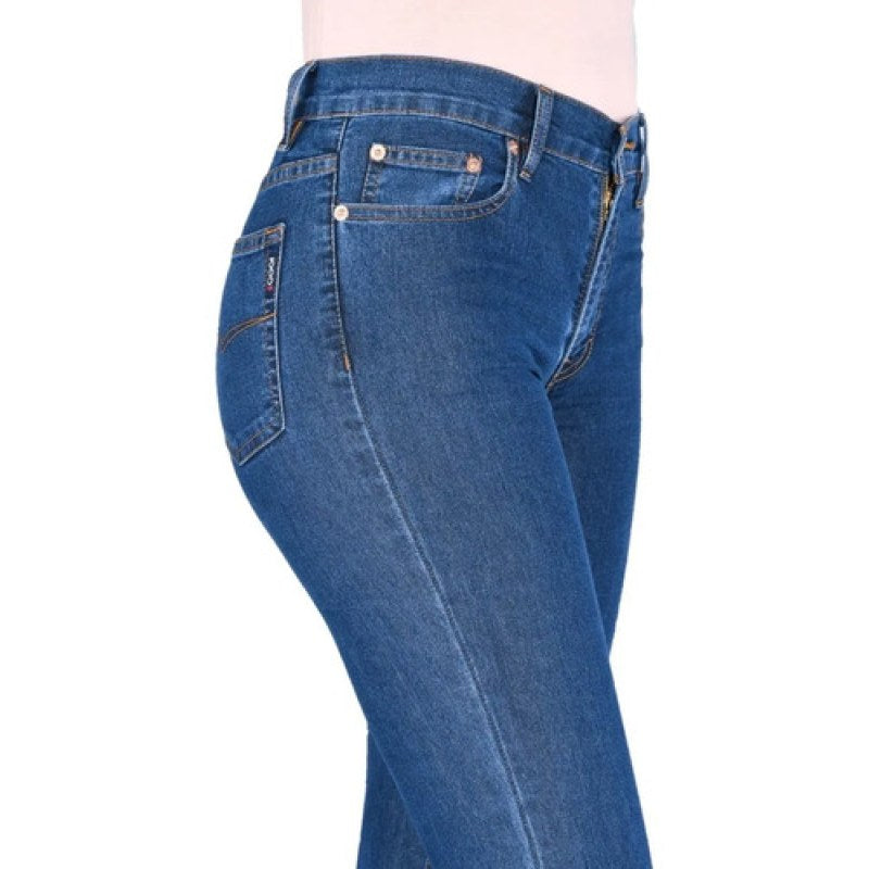 Pantalon Oggi Jeans Passion Dama Entubado Cintura Alta #mlpos_16 | Color: Ink #color_ink #sku_passionink15 #sku_passionink19