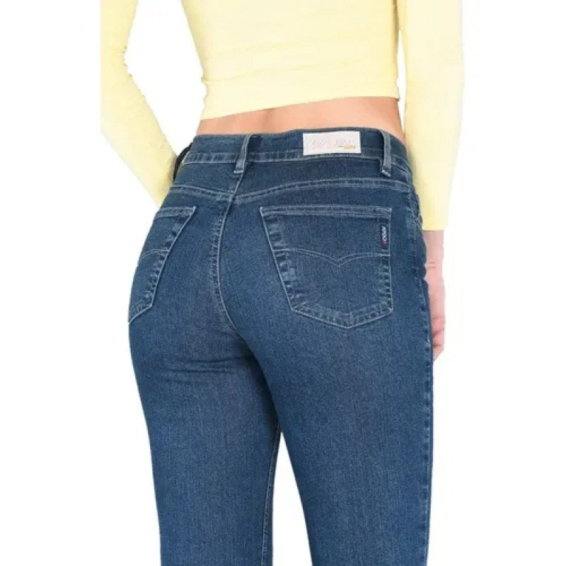 Pantalon Oggi Jeans Passion Dama Entubado Cintura Alta #mlpos_21 | Color: Carbon #color_carbon #sku_passioncrb19