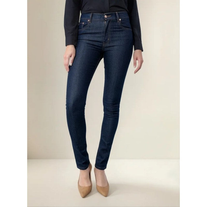 Pantalon Oggi Jeans Passion Dama Entubado Cintura Alta #mlpos_4 | Color: Row #color_row #sku_passionrow7