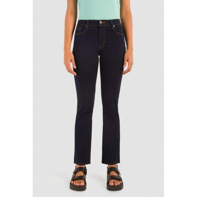 Pantalón Oggi Jeans Atraction Mujer Mezclilla Recto Bota #mlpos_22 | Color: Suavizado #color_suavizado #sku_atractionsuav9 #sku_atractionsuav11