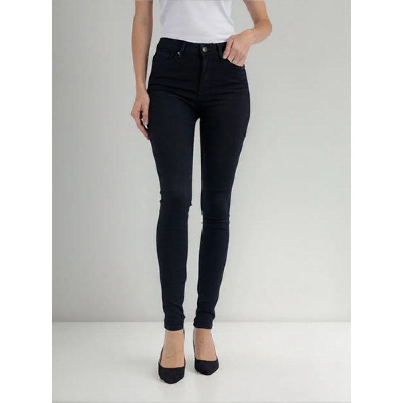 Pantalon Oggi Jeans Lucy Dama Entubado Super Skinny #mlpos_1 | Color: Negro #color_negro #sku_lcstsd9 #sku_lcstsd11