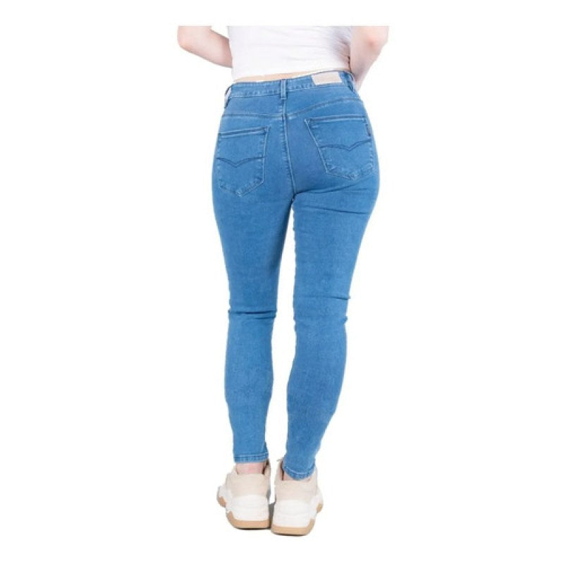 Pantalon Oggi Jeans Lucy Dama Entubado Super Skinny #mlpos_14 | Color: satin sky #color_satin_sky #sku_lcstsky9 #sku_lcstsky15