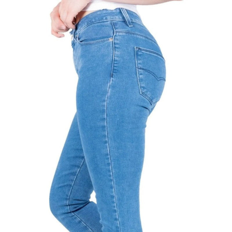 Pantalon Oggi Jeans Lucy Dama Entubado Super Skinny #mlpos_15 | Color: satin sky #color_satin_sky #sku_lcstsky9 #sku_lcstsky15