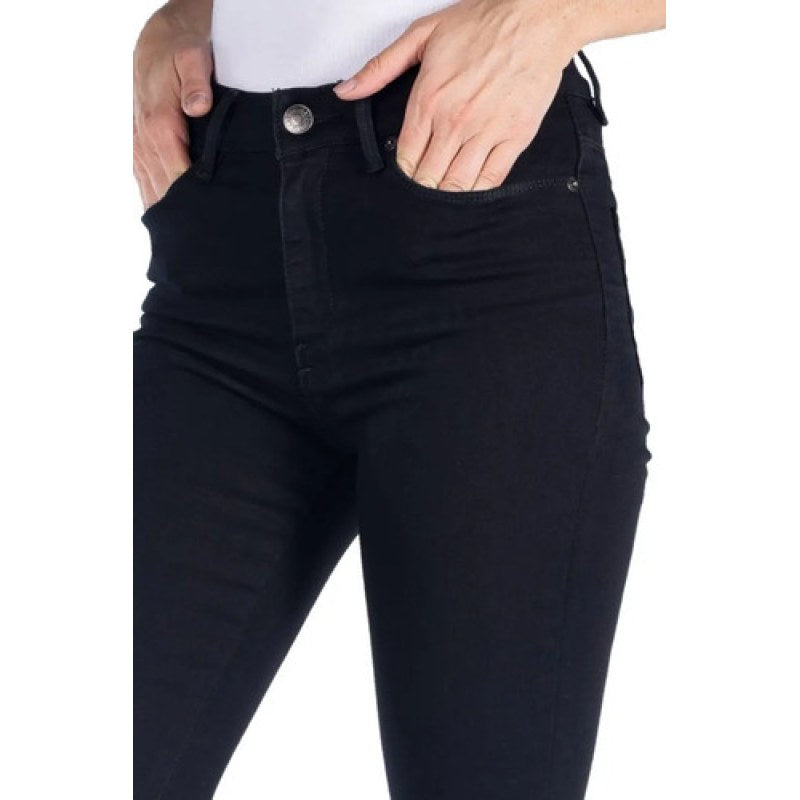 Pantalon Oggi Jeans Lucy Dama Entubado Super Skinny #mlpos_4 | Color: Negro #color_negro #sku_lcstsd9 #sku_lcstsd11